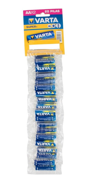 Pila Varta Carbon AA Tira 20 Unidades