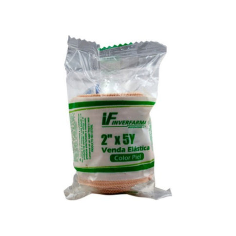 Venda Elastica Adhesiva 2X5 Piel Inverfama