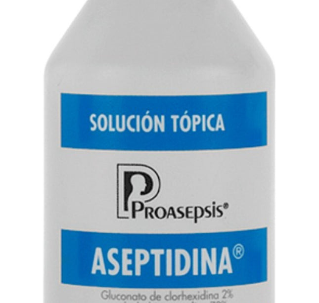 Aseptidina Spray Clorhexidina 2% Alco 70% 60Ml