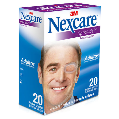 Parche Opticlude Adulto 20 Unidades