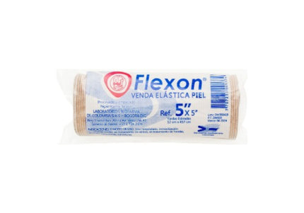 Venda Flexon Elastica Color Piel 5X5