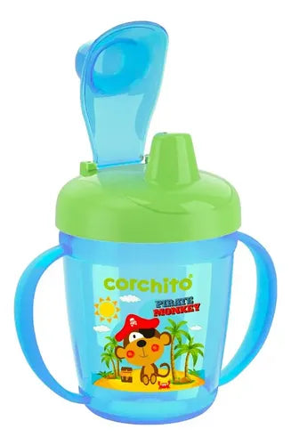 Vaso Boquilla Dura Colors Corchito 6 Oz