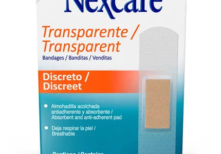 Banditas Nexcare Transparente 10 Unidades