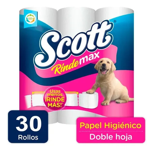 Papel Higiénico Scott Rindemax 30 Rollos
