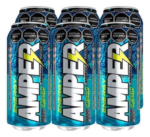 Bebida Energetica Amper Blessd 473Ml 6Unds