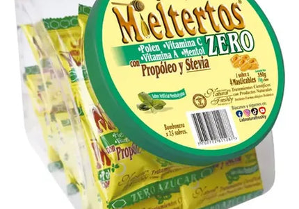 Bombonera Mieltertos Zero Pastillas 25 Sbs