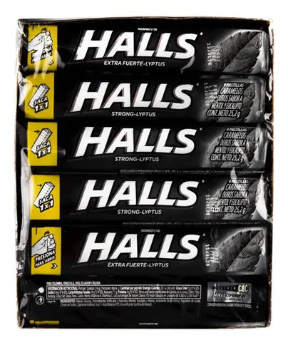 Halls Extra Strong 12 Barras
