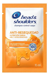 Shampoo Head Shoulders Anti Resequedad 15Ml 12Sbs