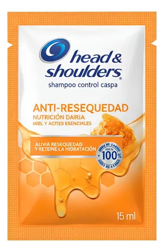 Shampoo Head Shoulders Anti Resequedad 15Ml 12Sbs