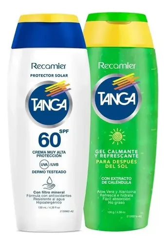 Bloqueador Tanga Spf 60 130 Ml + Gel After 130Ml
