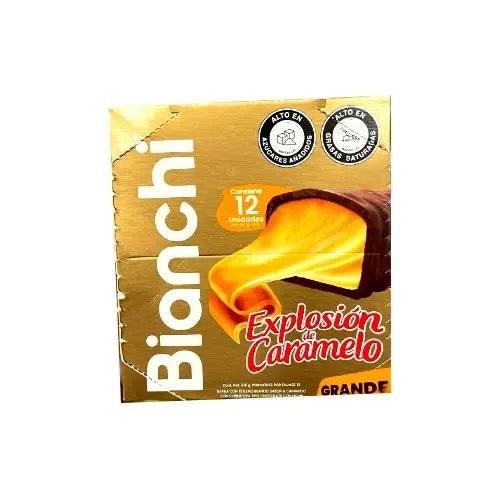 Bianchi Barra Explosión Caramelo 40 Gr 12 Und