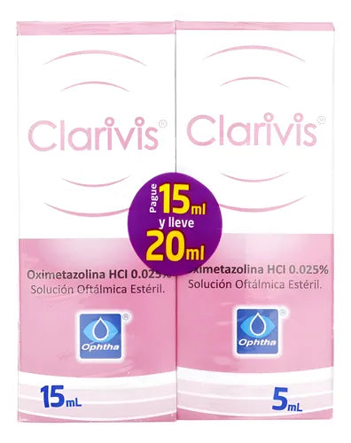 Clarivis 0.025% 15Ml+Clarivis 0.025% 5Ml