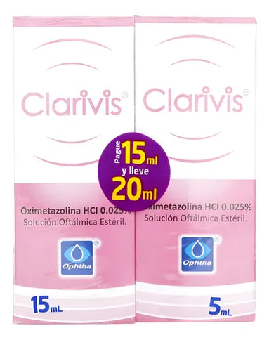 Clarivis 0.025% 15Ml+Clarivis 0.025% 5Ml