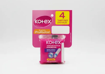 Tampones Kotex Evolution Medio Display 5 Und X 4 Und