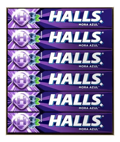 Halls Morazul Barra 12 Unidades