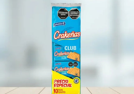Galletas Crakeñas Club 10 Und P.E.