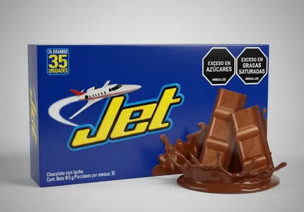 Chocolatina Jet Leche 25 Gr 35 Und