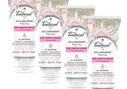 Crema Teatrica Aclarador Facial 75Ml Pague 3 Lleve 4