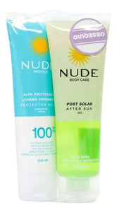 Protector Nude Spf100 120Ml+Gel Post Solar 120Ml