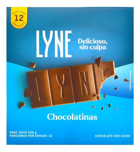Chocolatina Lyne Caja 25 G 12 Unds