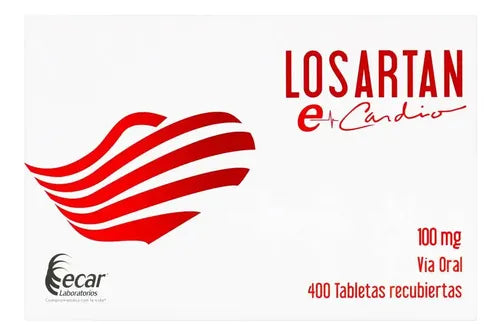 Losartan 100 Mg 400 Tabs Ecar