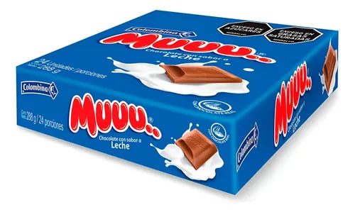Chocolatina Muuu Leche 11 Gr 24 Und