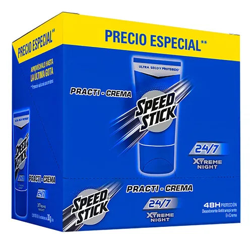 Desodorante Men Speed Extreme Nigh Crema 30G 6 Und