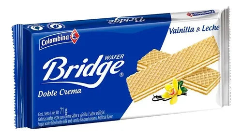 Galletas Waffer Bridge Vainilla 71 Gr
