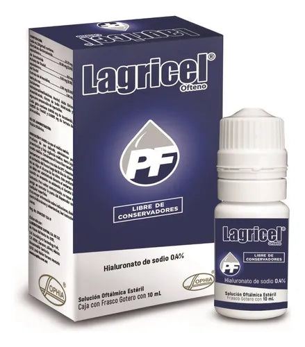 Lagricel Ofteno Pf 0.4% Solución Oftálmica 10 Ml