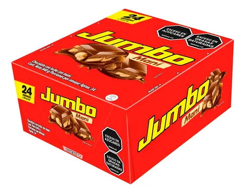 Chocolatina Jumbo Mani 35 Gr 24 Unds