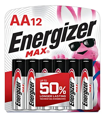 Pila Energizer Max Alkalina AA 12 Unidades