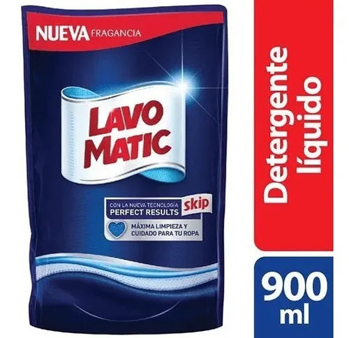 Detergente Lavomatic Liquido Doy Pack 900 Ml