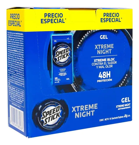 Desodorante Men Xtreme Night Gel 18Sbs 8G