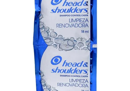 Shampoo Head-Shoulders Limpieza Revitalización 12Sbs 15Ml
