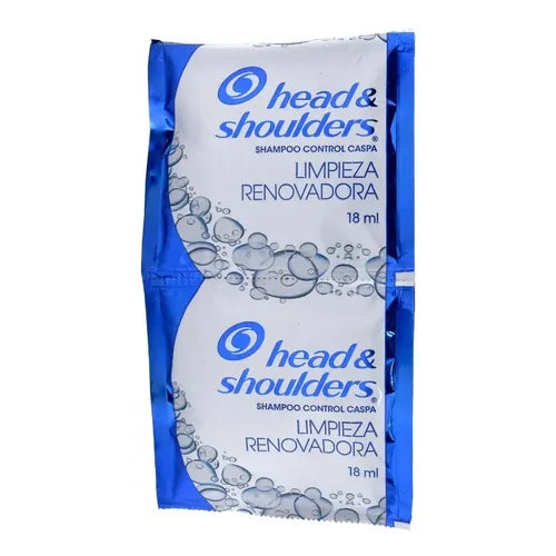 Shampoo Head-Shoulders Limpieza Revitalización 12Sbs 15Ml
