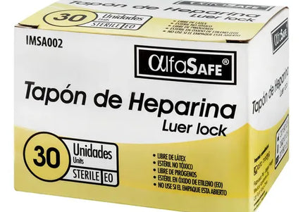 Adaptador Alfasafe Heparina 30 Unidades