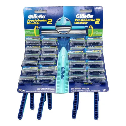 Maquina Prestobarba Ultra Grip 24 Und Azul