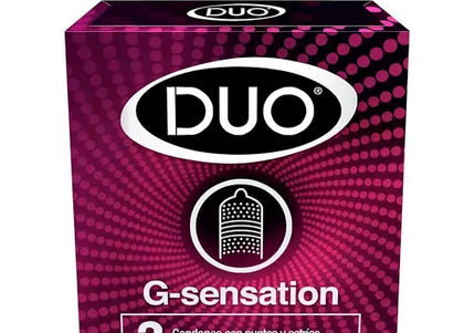PRESERVATIVO DUO G SENSATION 3 UND
