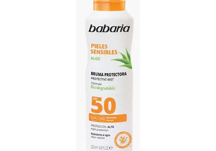 Bruma Babaria Protector Piel Sensibles Spf50 200Ml