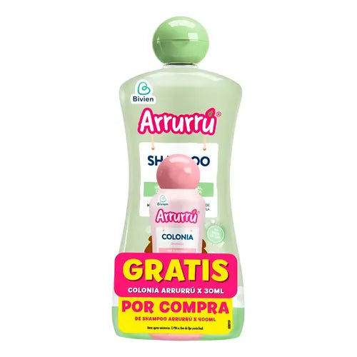 Champoo Arrurru Cabellos Claros 400Ml + Colonia 30 ml Rosado