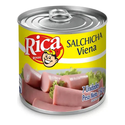Salchicha Viena Rica 150 Gramos
