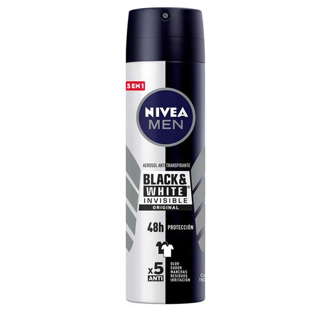 Desodorante Nivea Spray Black & White 150 Ml