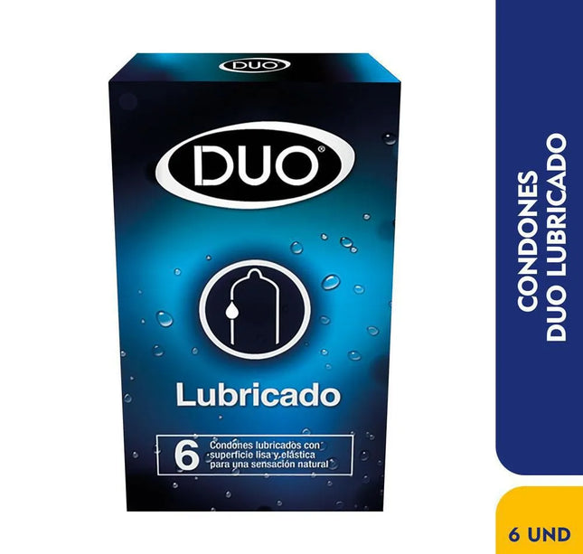 Preservativo Duo Lubricado 6 Und