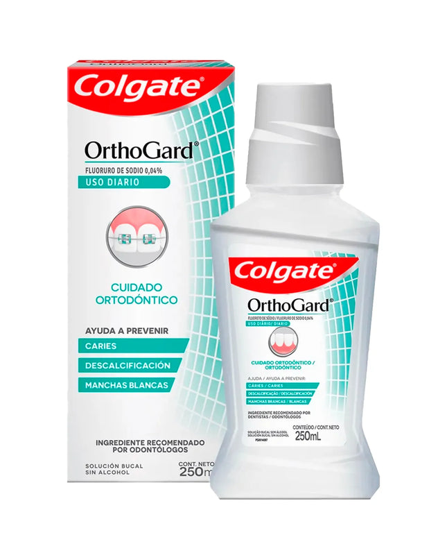 ENJUAGUE BUCAL COLGATE ORTHOGARD 250ML