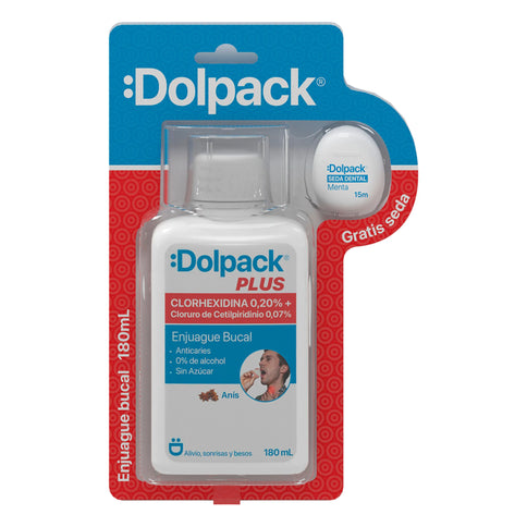 Enjuague Bucal Clorhex Dolpack Plus 0.20% 120Ml