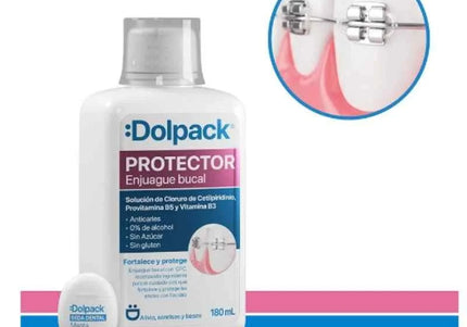 Enjuague Bucal Dolpack Protector 180Ml+Seda