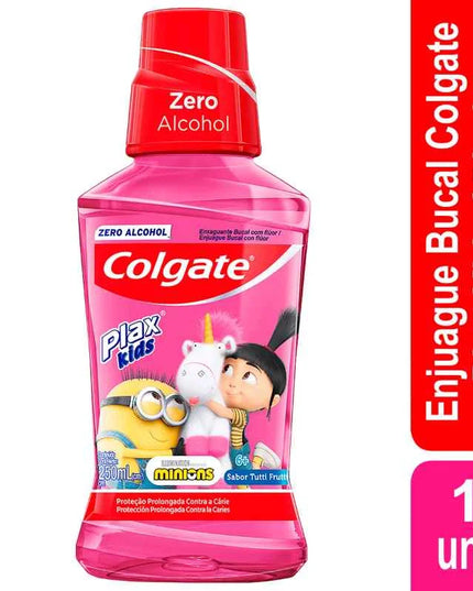 ENJ. COLG. PLAX KIDS AGNES MINIONS 250ML