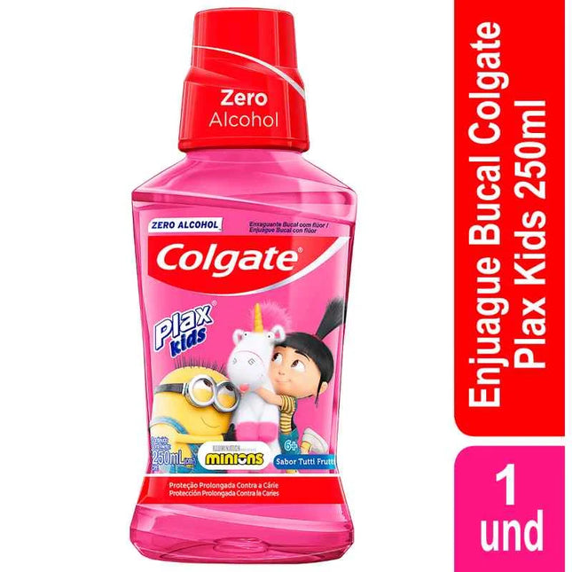 ENJ. COLG. PLAX KIDS AGNES MINIONS 250ML