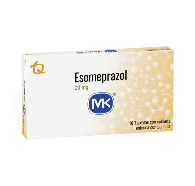 Esomeprazol 20 Mg 10 Tabletas Mk