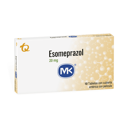 Esomeprazol 20 Mg 10 Tabletas Mk